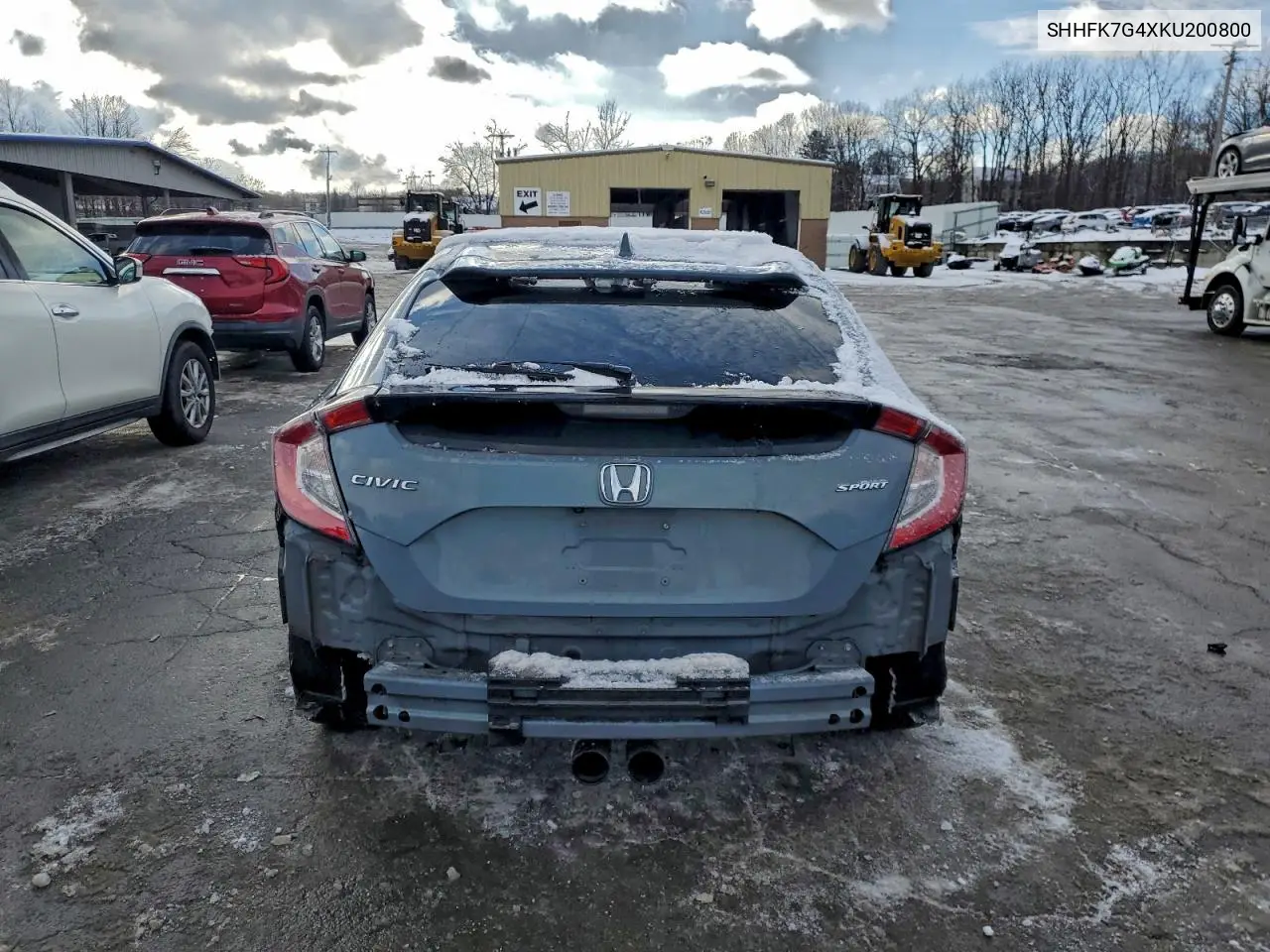 SHHFK7G4XKU200800 2019 Honda Civic Sport