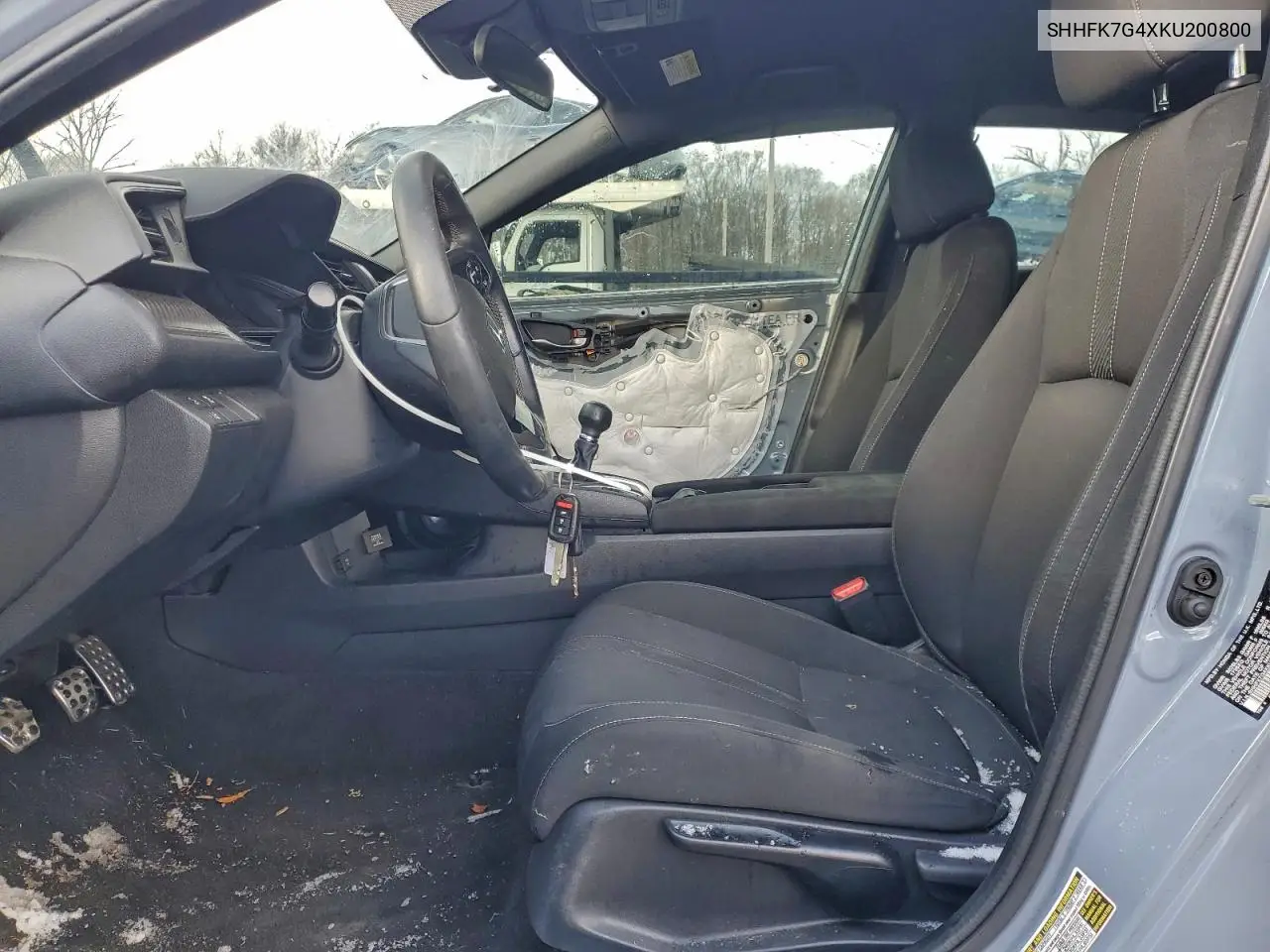 SHHFK7G4XKU200800 2019 Honda Civic Sport