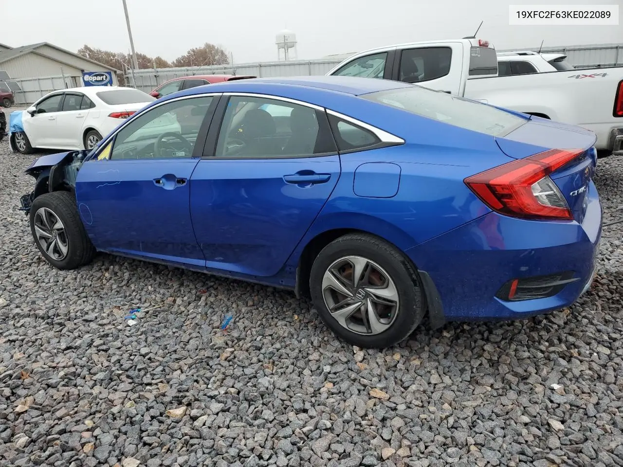 19XFC2F63KE022089 2019 Honda Civic Lx