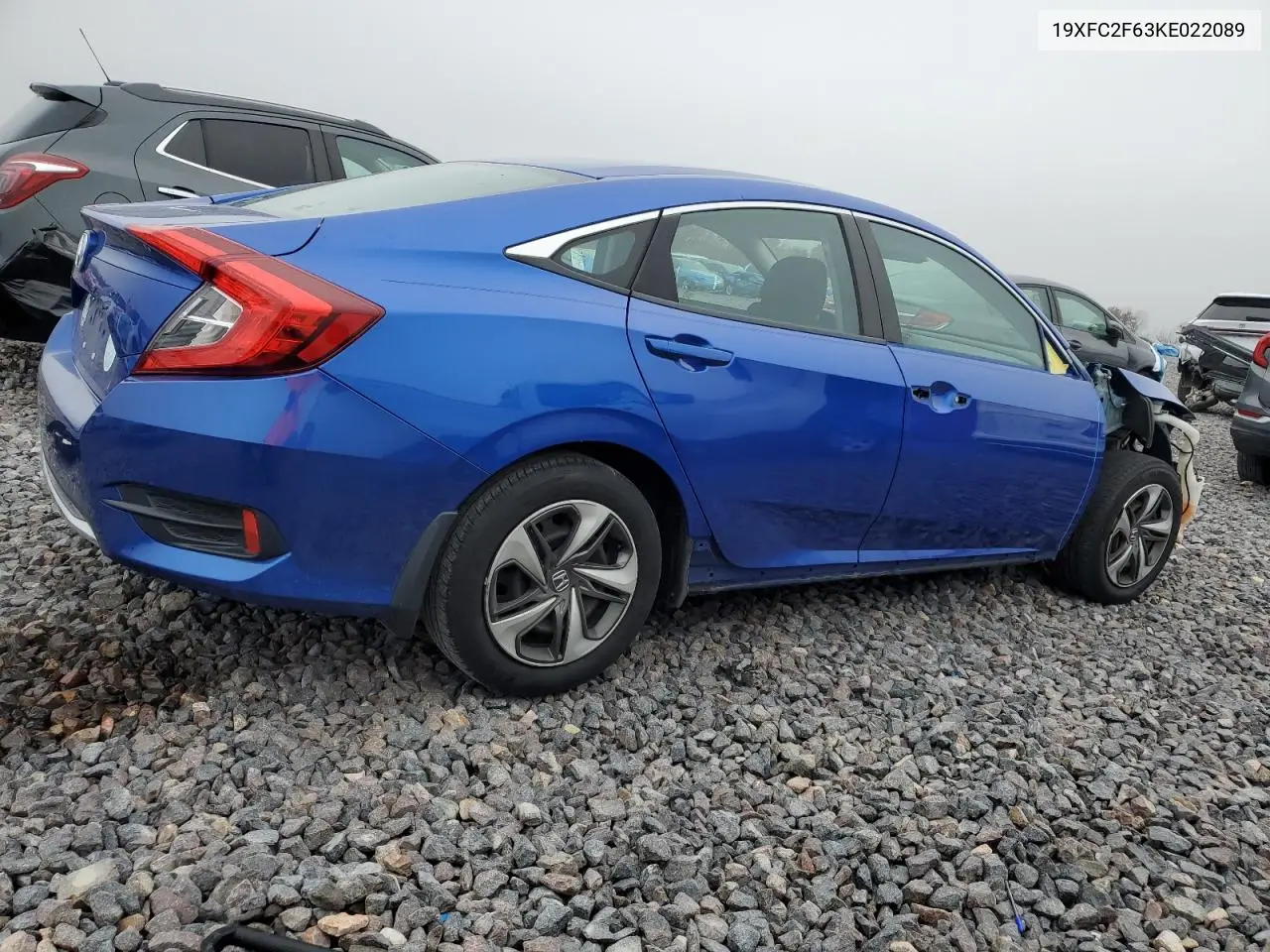 19XFC2F63KE022089 2019 Honda Civic Lx