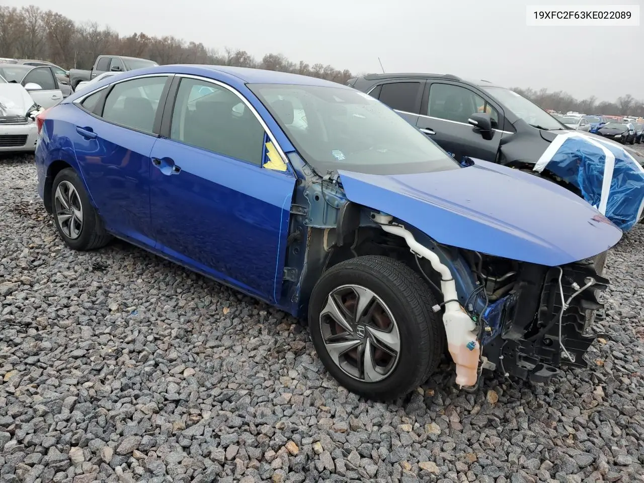 19XFC2F63KE022089 2019 Honda Civic Lx