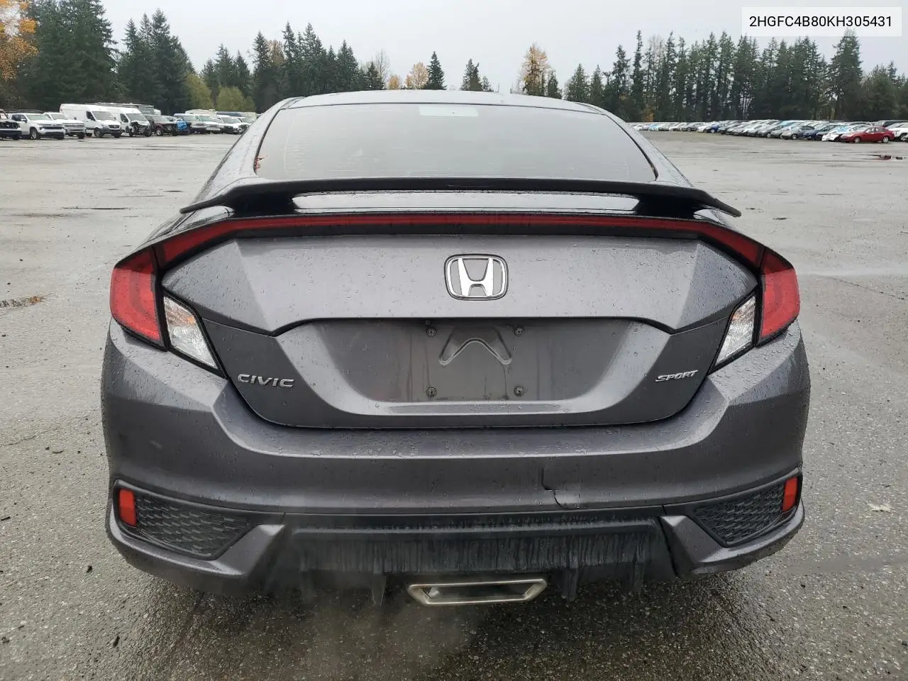 2HGFC4B80KH305431 2019 Honda Civic Sport