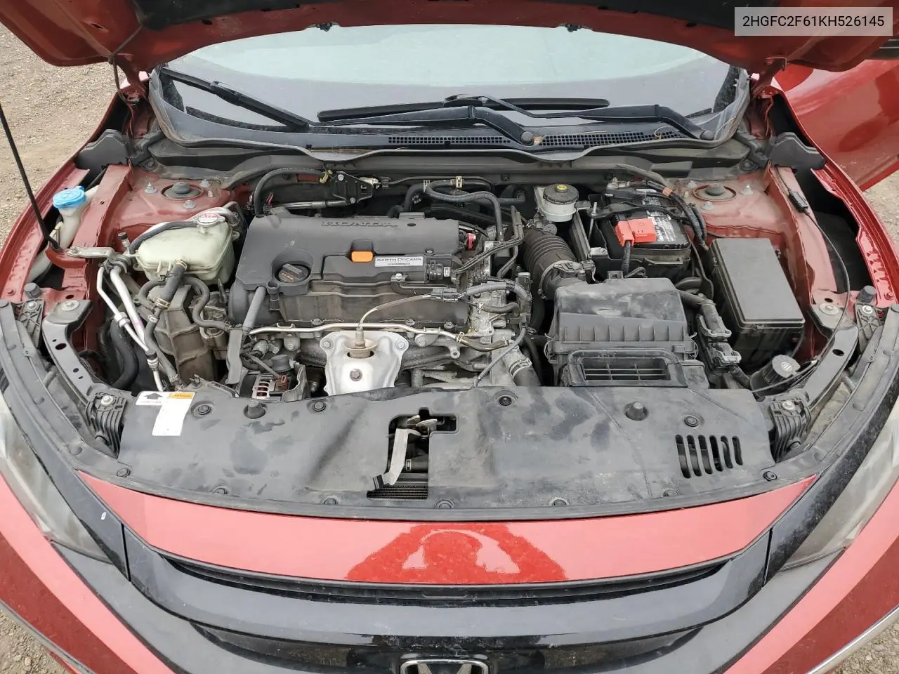 2HGFC2F61KH526145 2019 Honda Civic Lx
