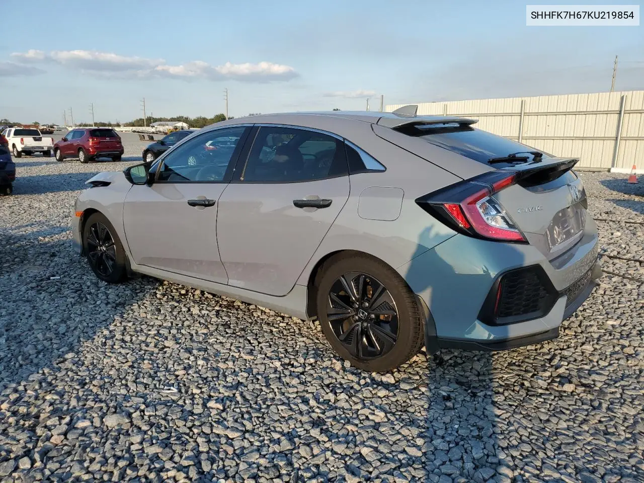 SHHFK7H67KU219854 2019 Honda Civic Ex