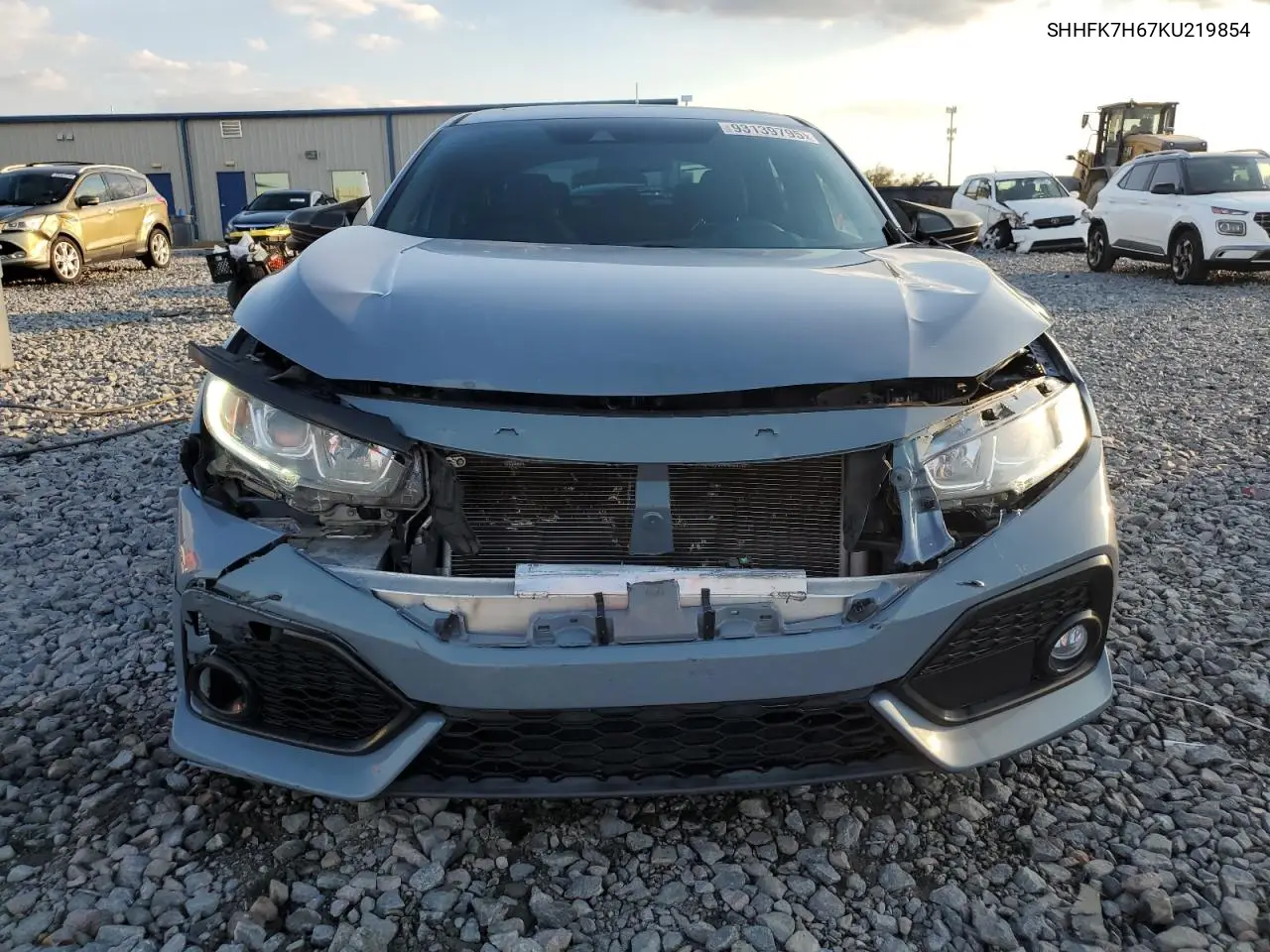 SHHFK7H67KU219854 2019 Honda Civic Ex