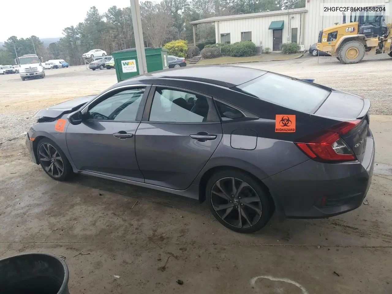 2HGFC2F86KH558204 2019 Honda Civic Sport