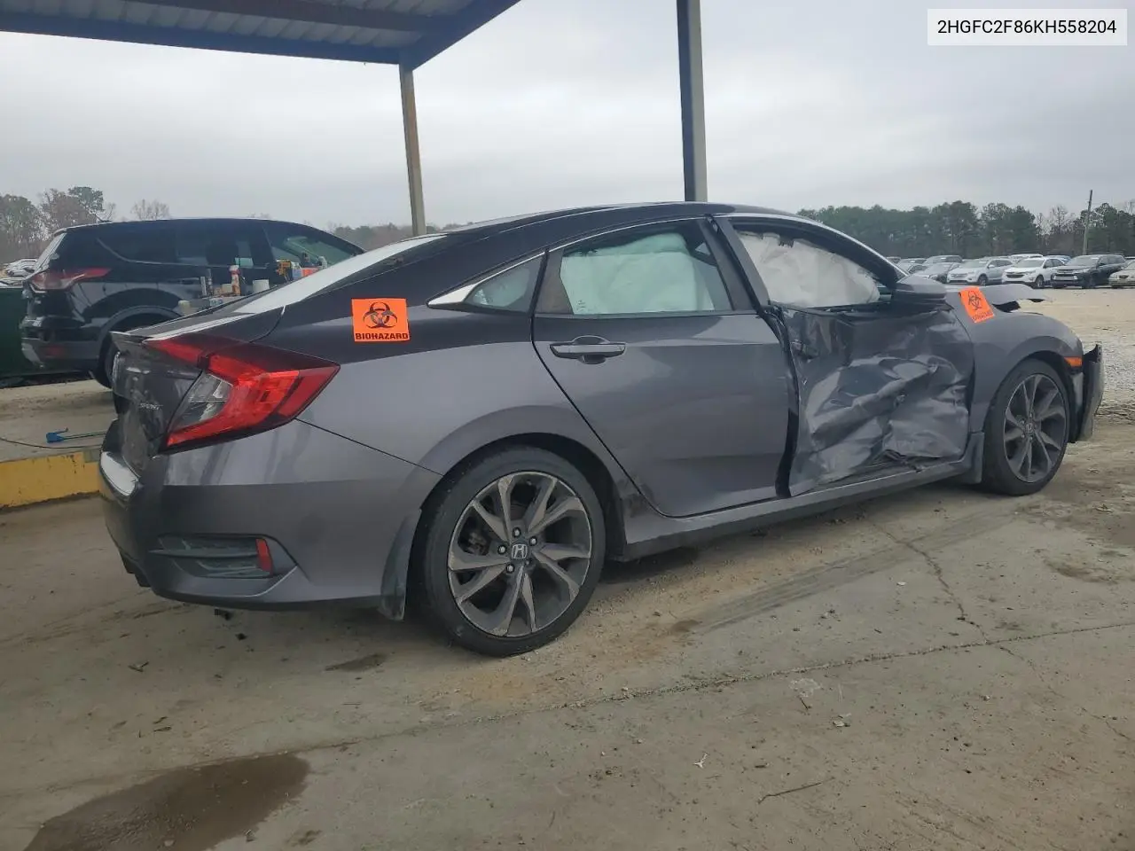2HGFC2F86KH558204 2019 Honda Civic Sport