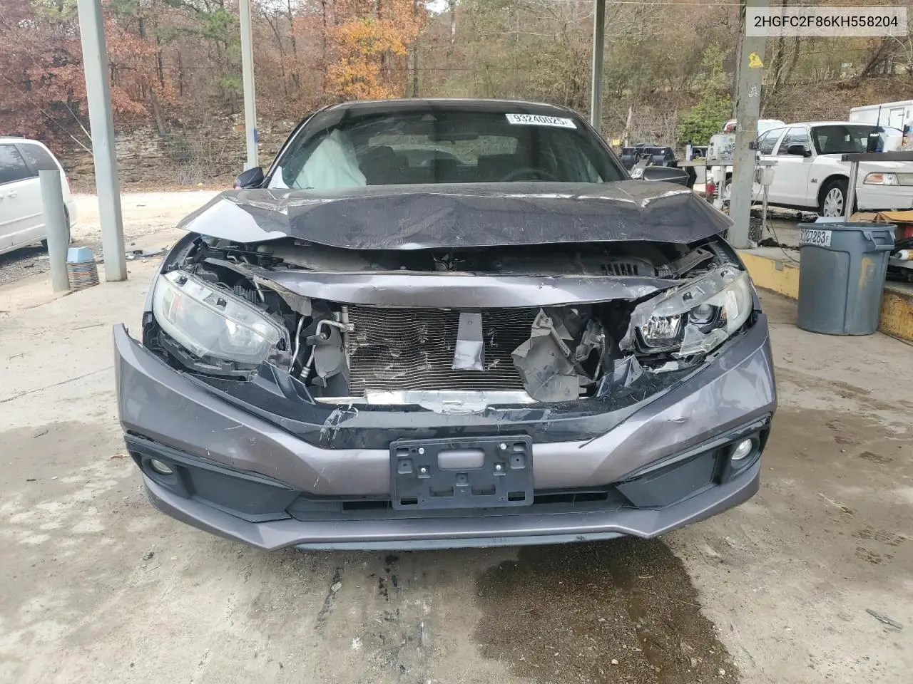 2HGFC2F86KH558204 2019 Honda Civic Sport