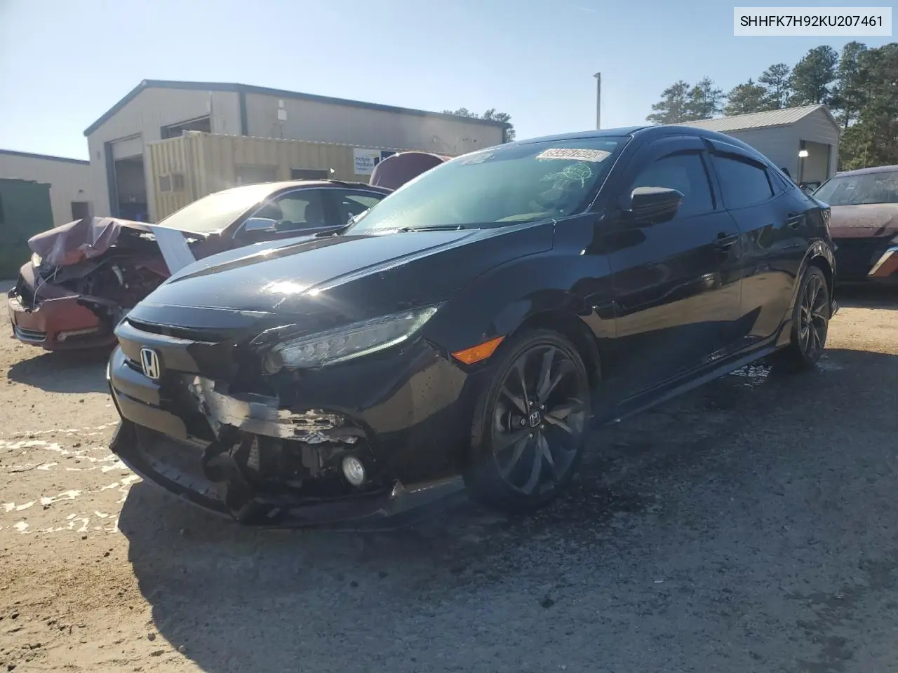 SHHFK7H92KU207461 2019 Honda Civic Sport Touring