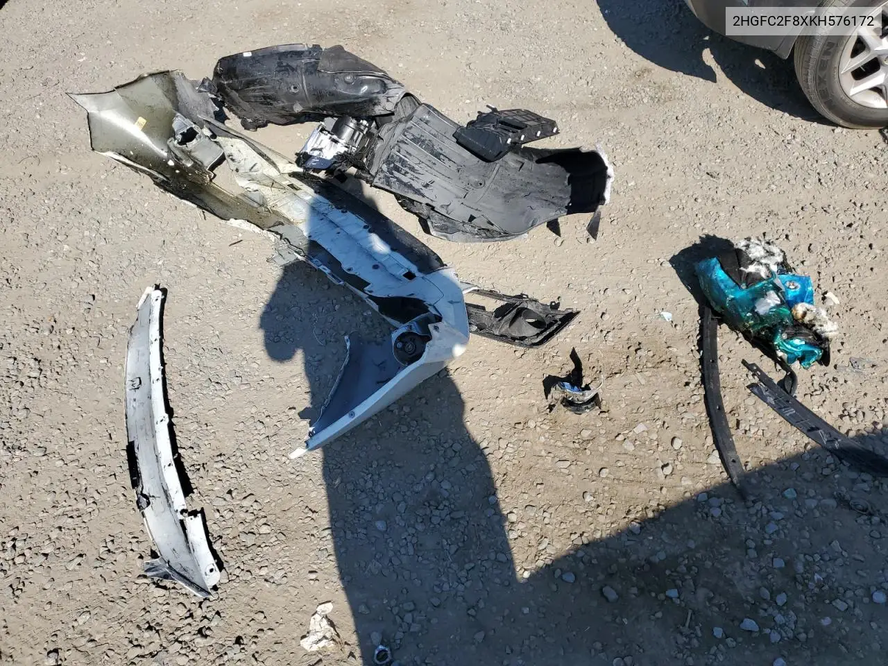 2HGFC2F8XKH576172 2019 Honda Civic Sport