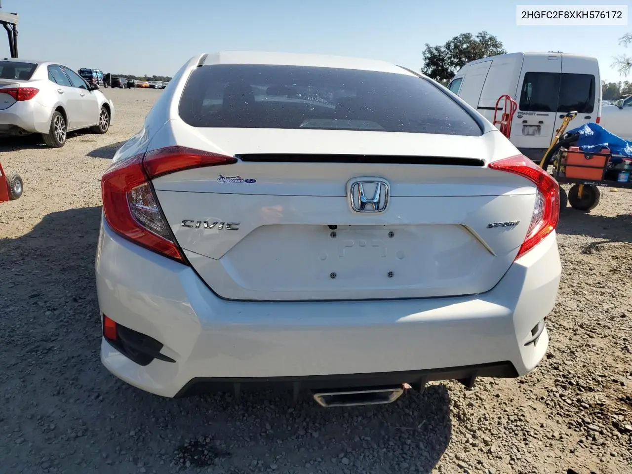 2HGFC2F8XKH576172 2019 Honda Civic Sport