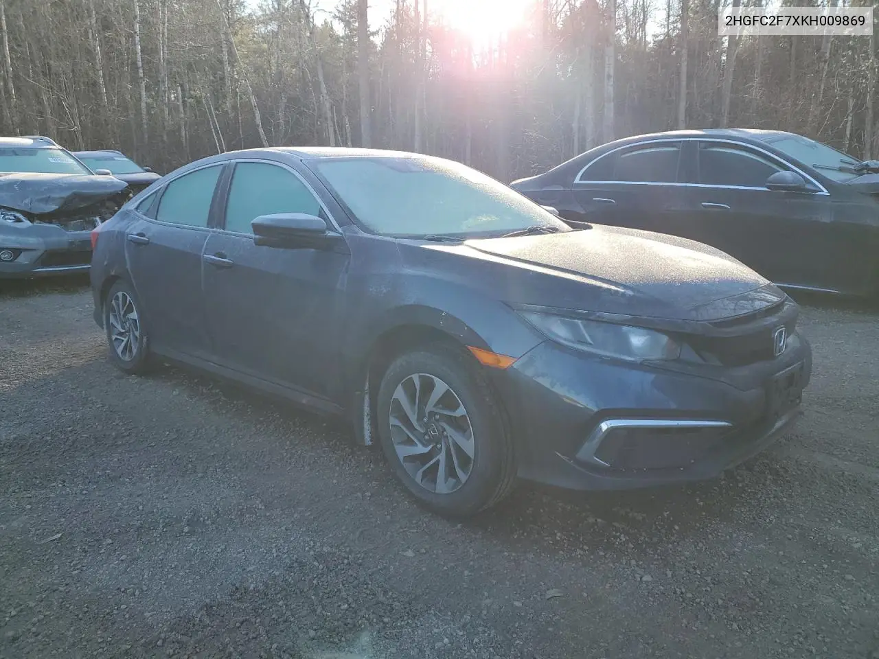 2HGFC2F7XKH009869 2019 Honda Civic Ex