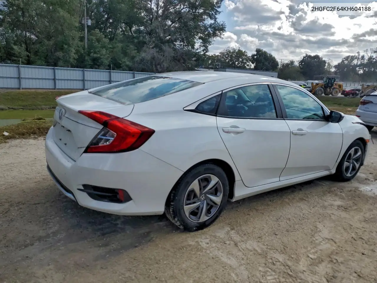 2HGFC2F64KH604188 2019 Honda Civic Lx