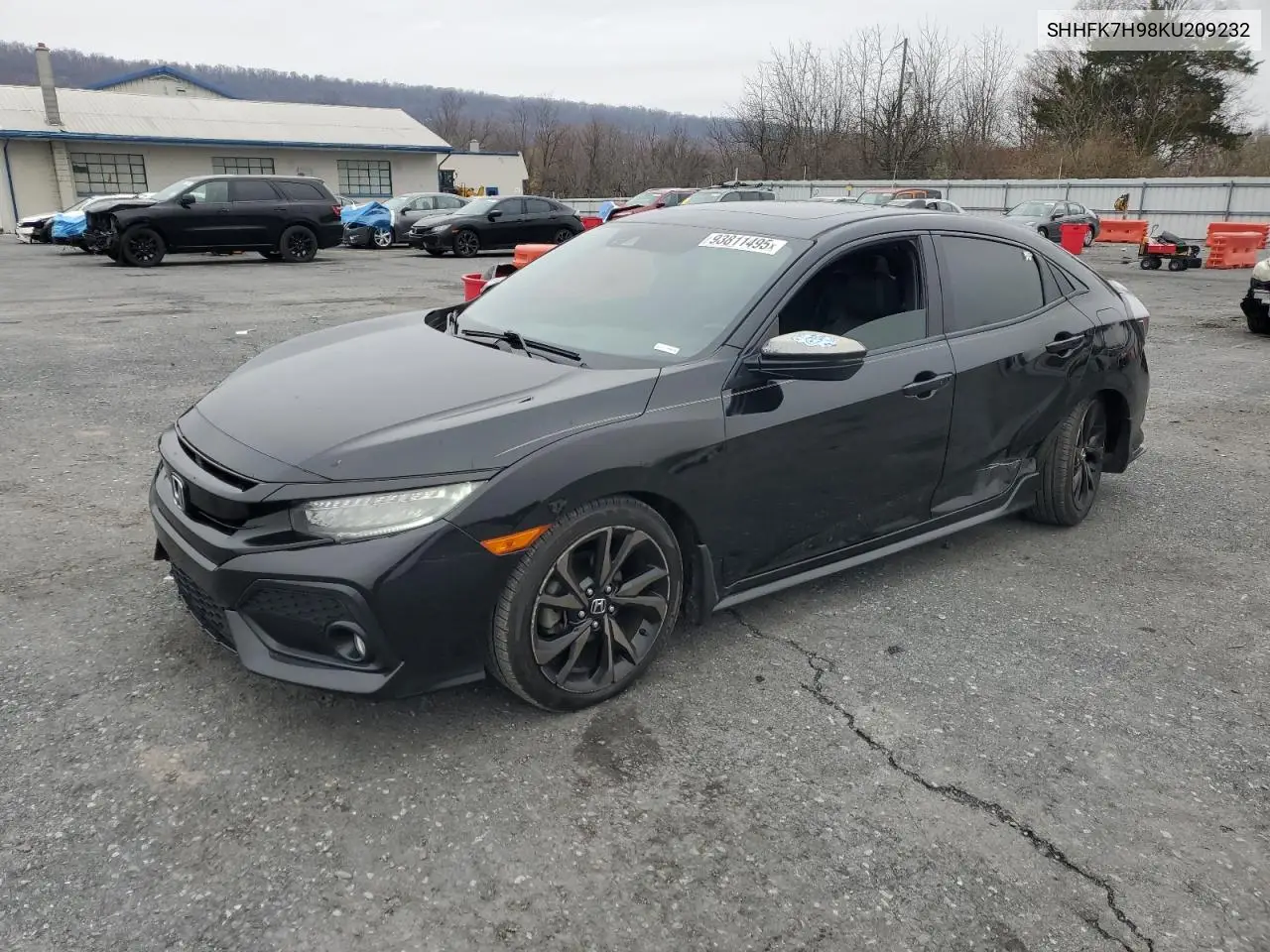 SHHFK7H98KU209232 2019 Honda Civic Sport Touring