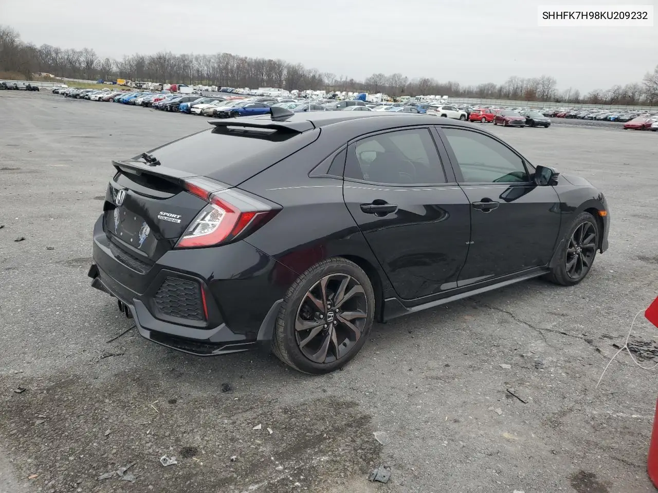 SHHFK7H98KU209232 2019 Honda Civic Sport Touring