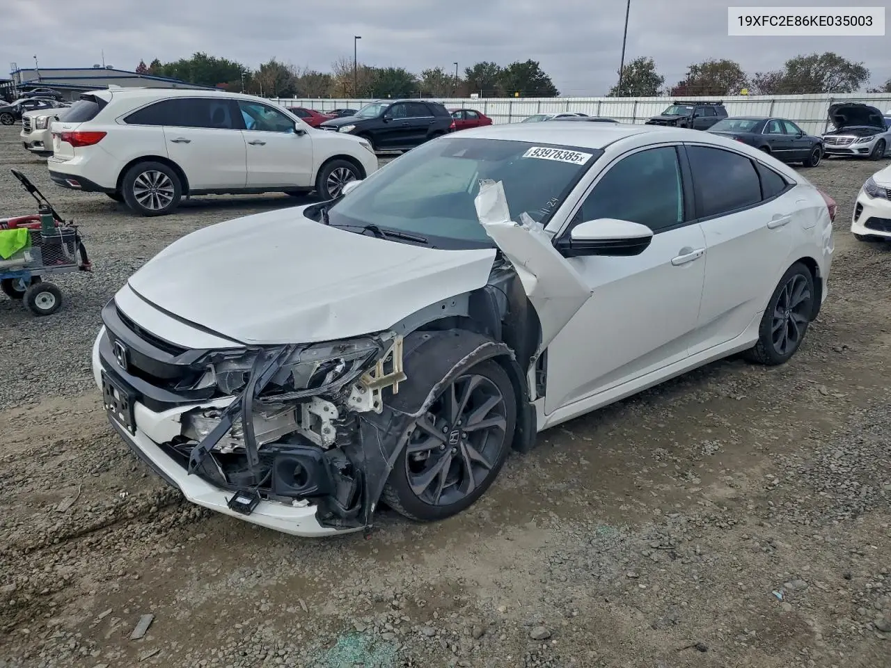 19XFC2E86KE035003 2019 Honda Civic Sport