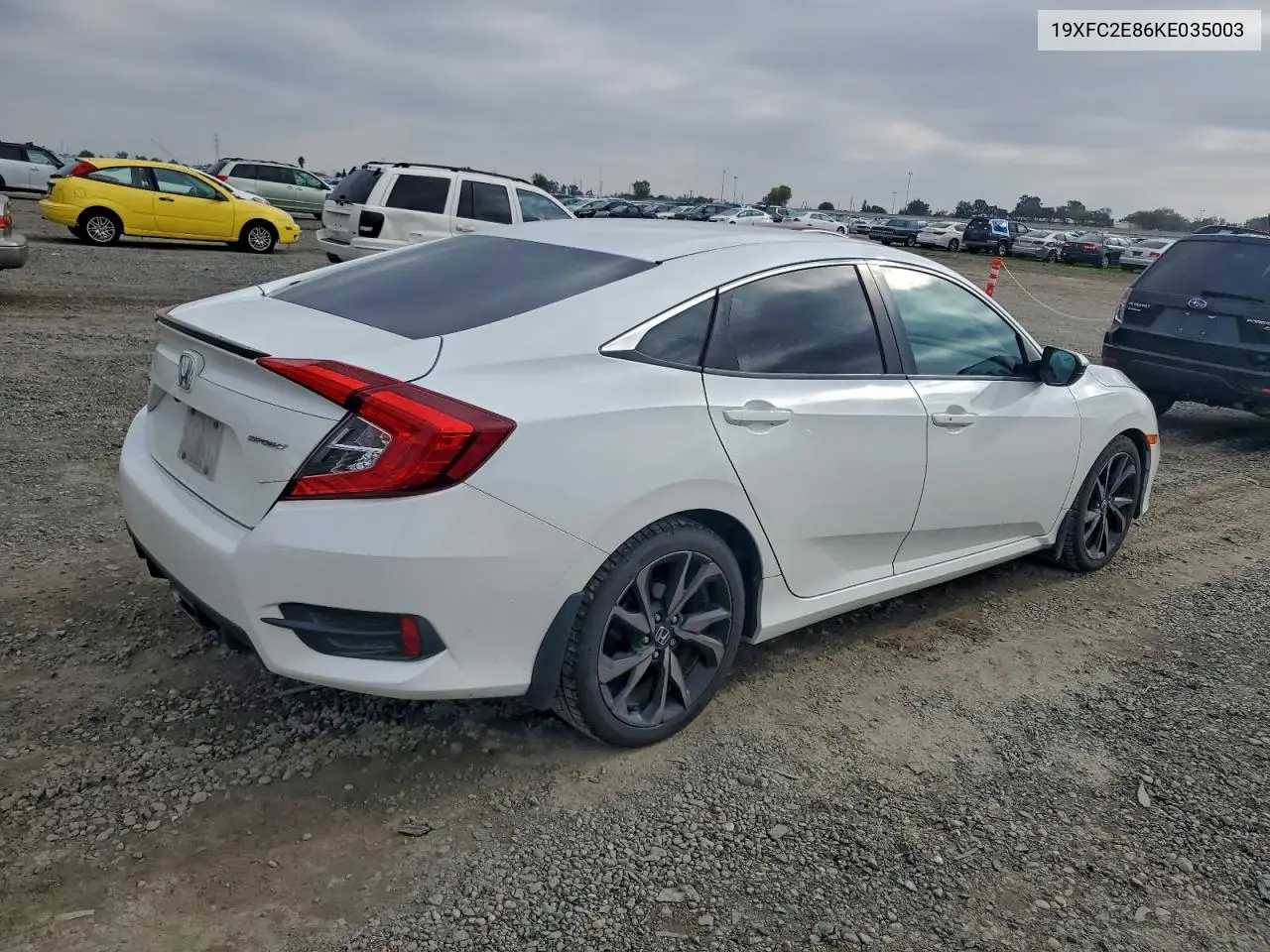 19XFC2E86KE035003 2019 Honda Civic Sport