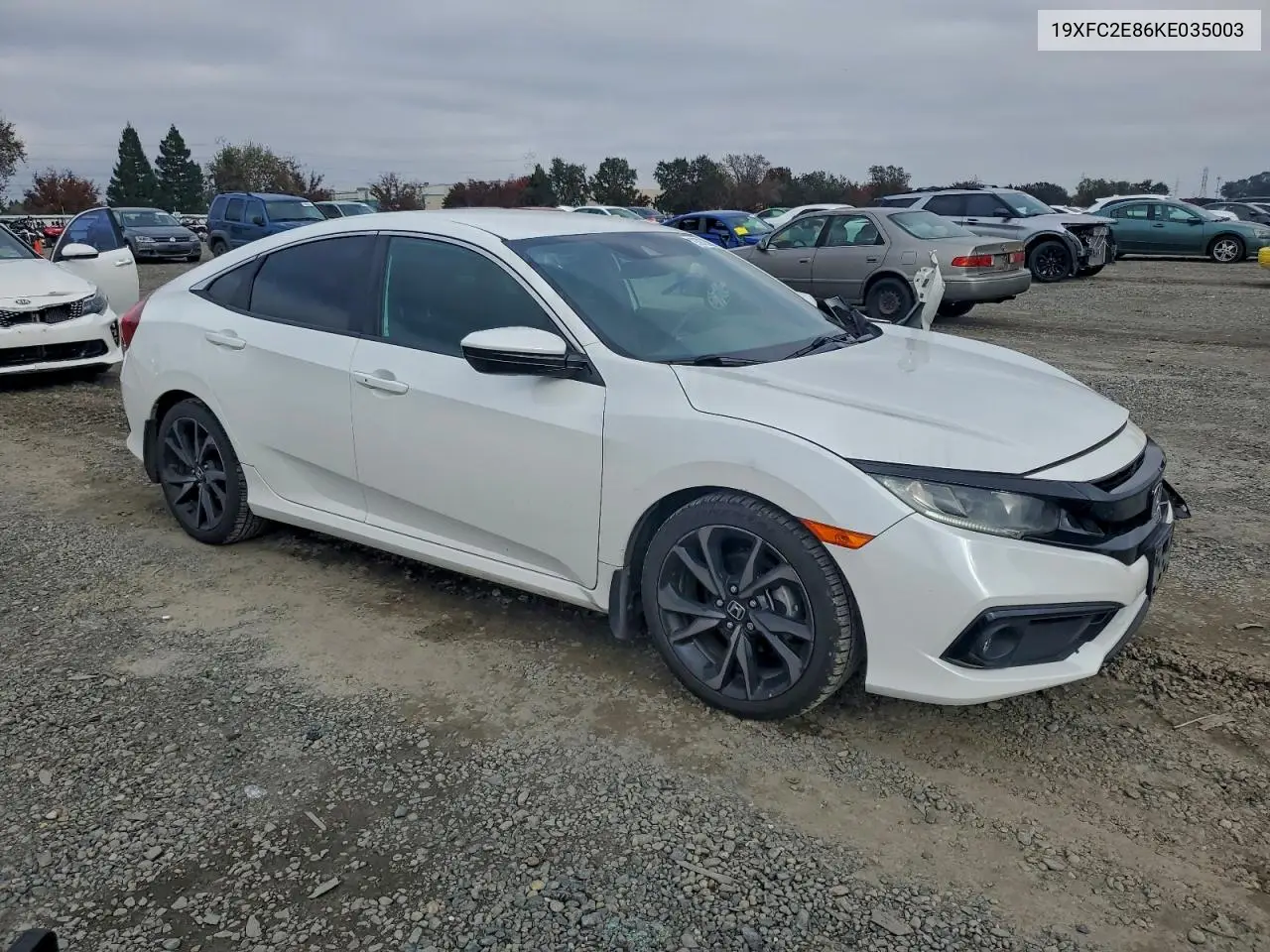 19XFC2E86KE035003 2019 Honda Civic Sport