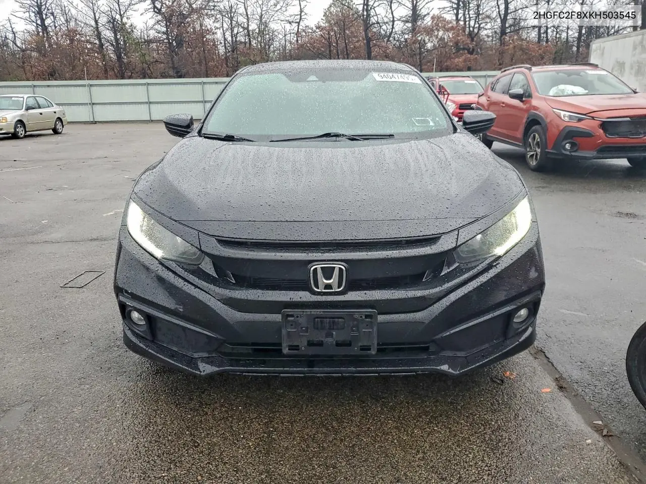 2HGFC2F8XKH503545 2019 Honda Civic Sport