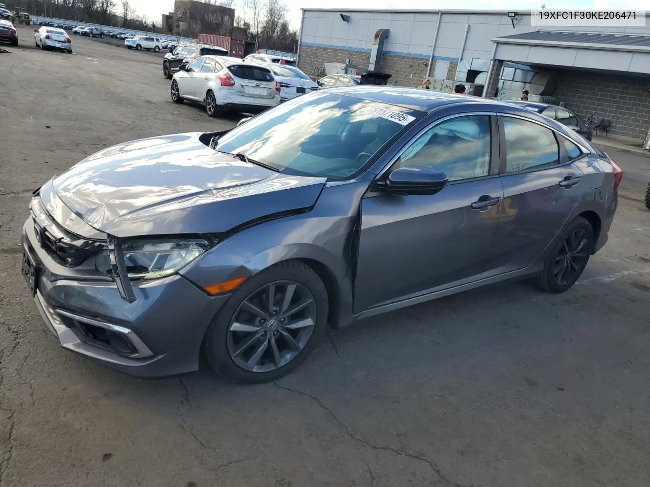 19XFC1F30KE206471 2019 Honda Civic Ex