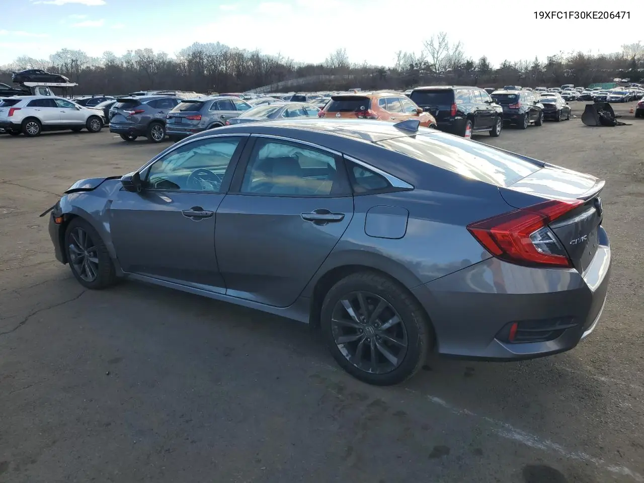 19XFC1F30KE206471 2019 Honda Civic Ex