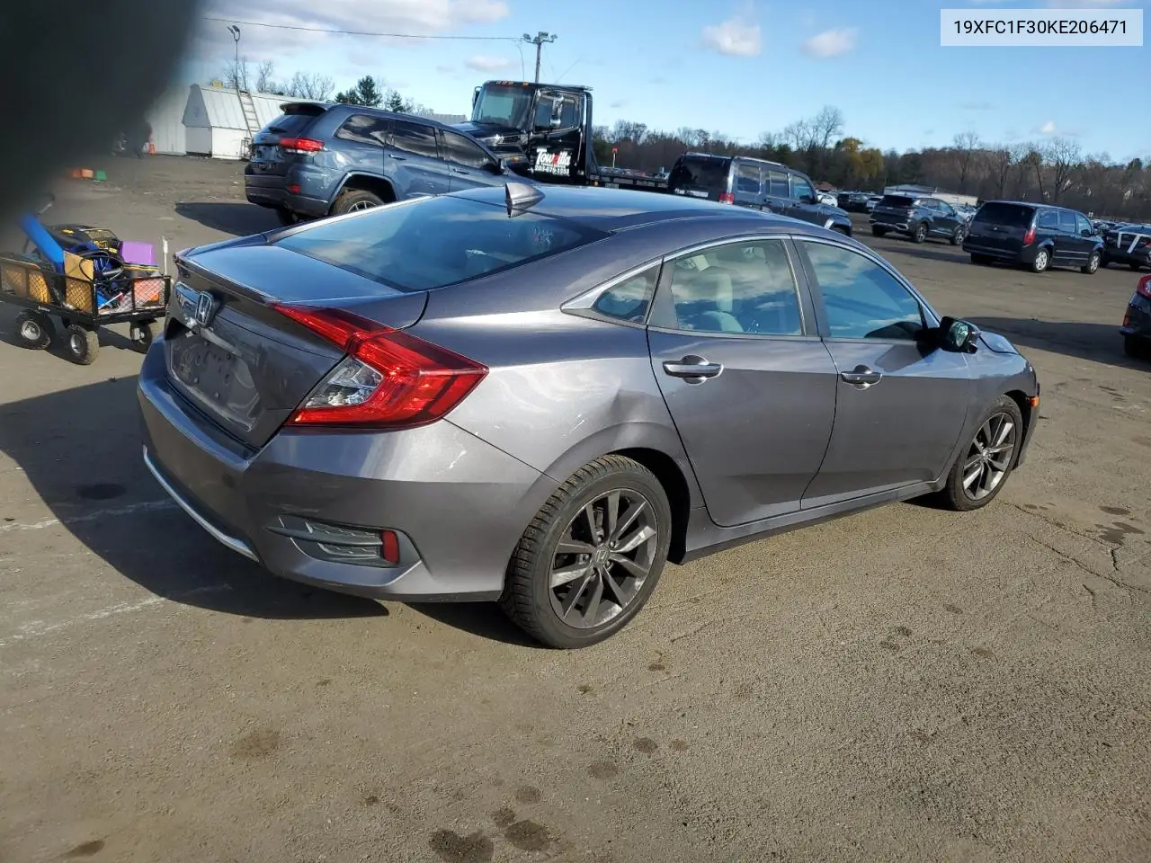 19XFC1F30KE206471 2019 Honda Civic Ex