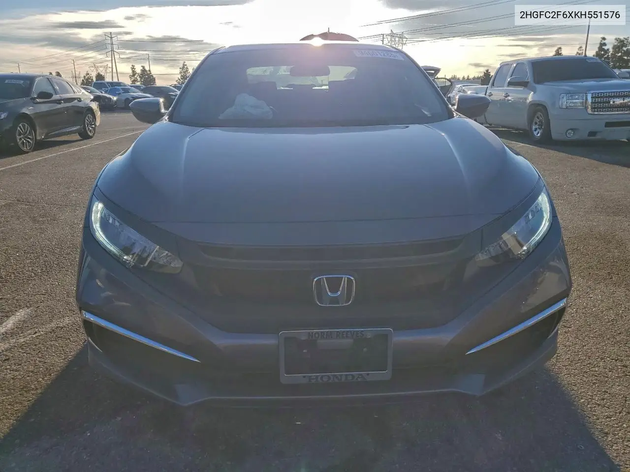2HGFC2F6XKH551576 2019 Honda Civic Lx