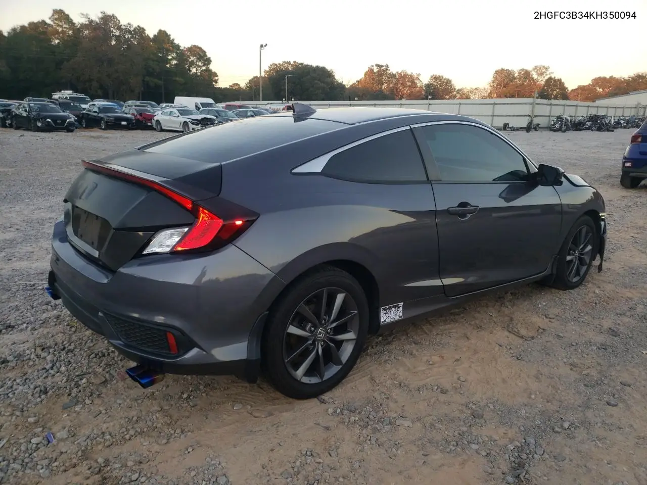 2HGFC3B34KH350094 2019 Honda Civic Ex