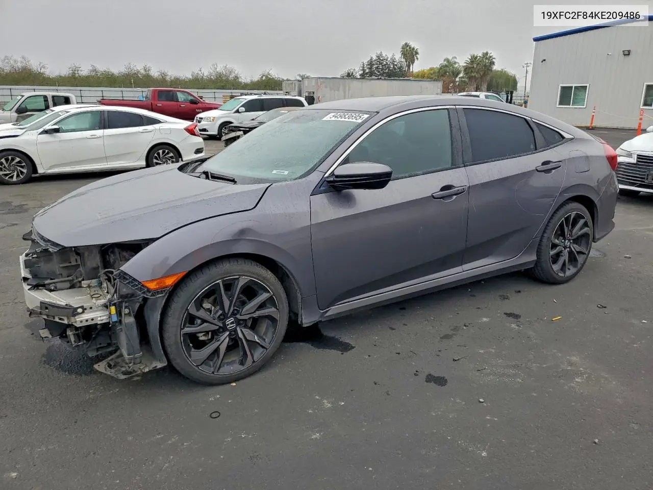 19XFC2F84KE209486 2019 Honda Civic Sport