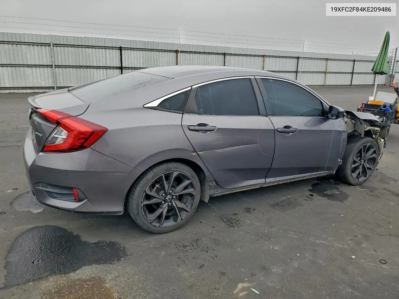 19XFC2F84KE209486 2019 Honda Civic Sport