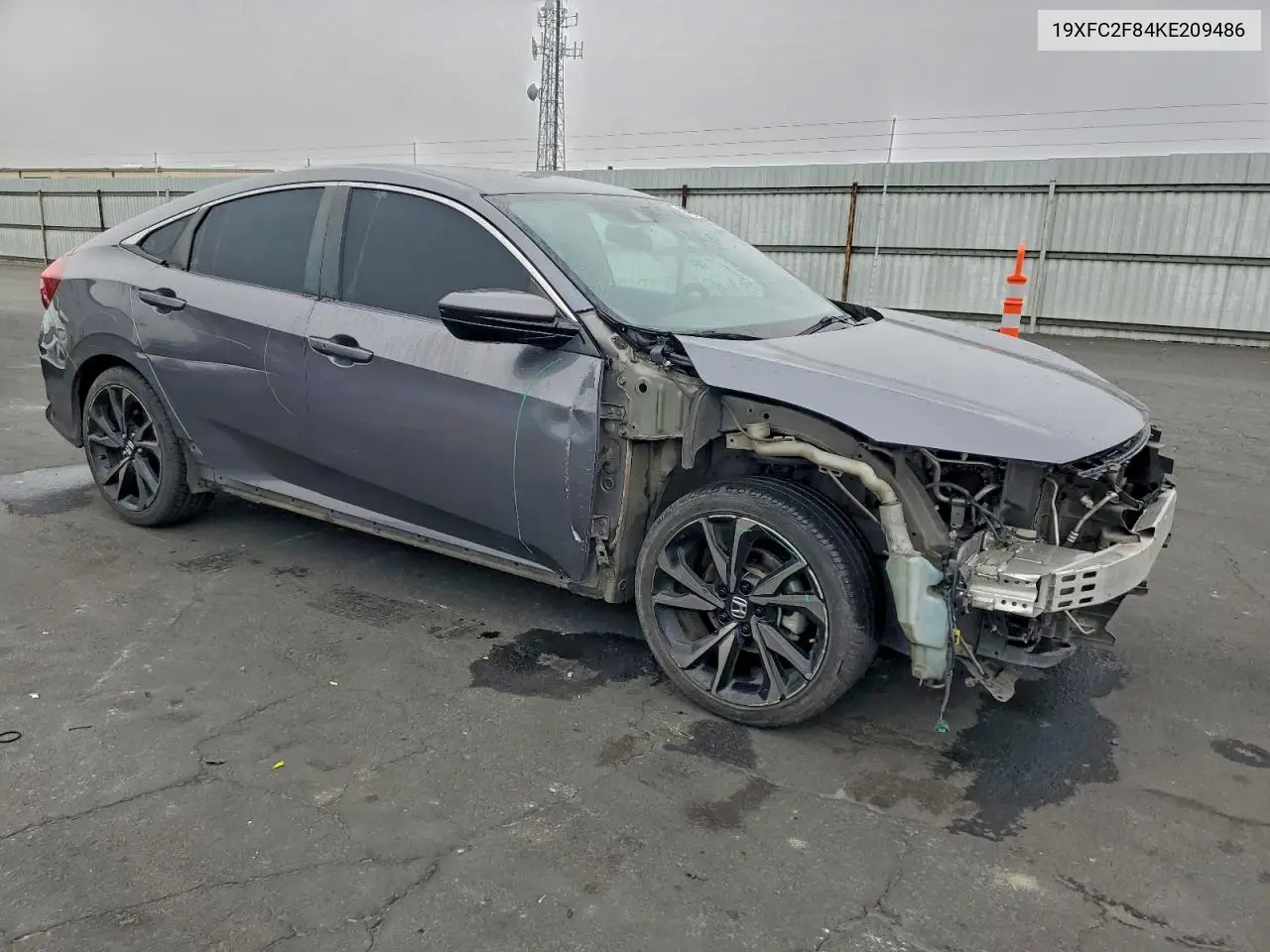 19XFC2F84KE209486 2019 Honda Civic Sport