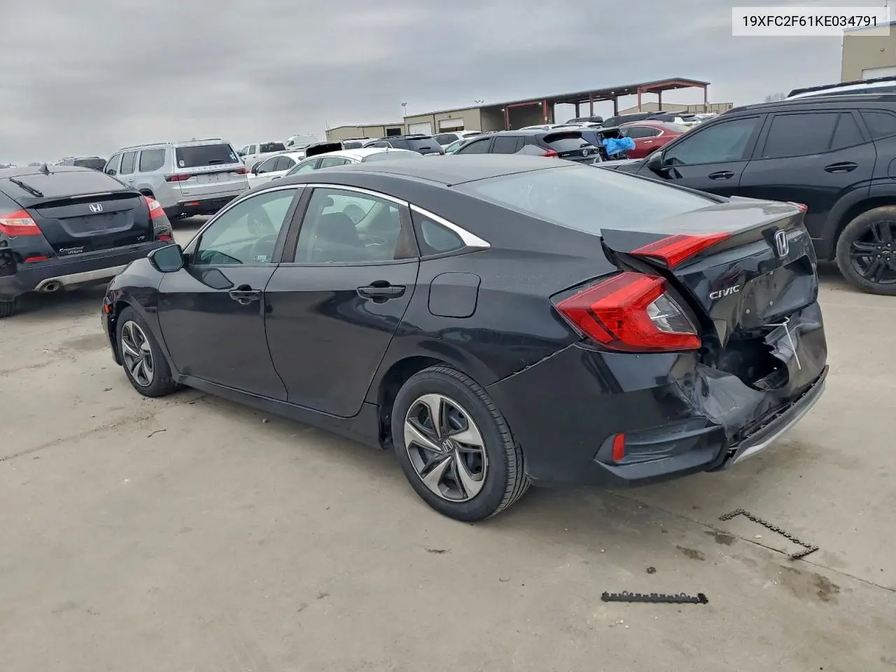 19XFC2F61KE034791 2019 Honda Civic Lx