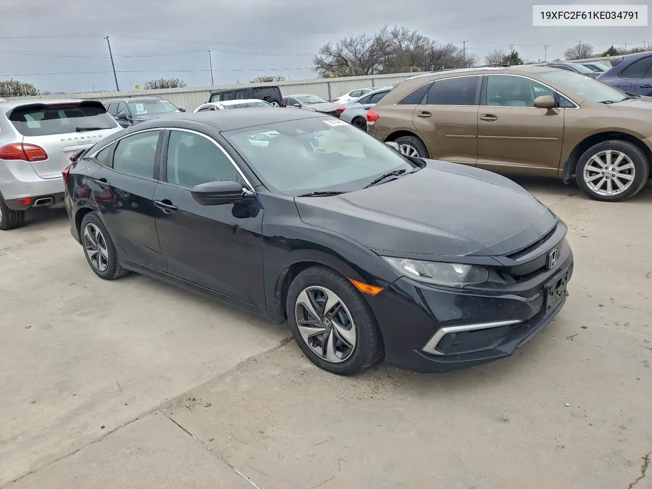 19XFC2F61KE034791 2019 Honda Civic Lx