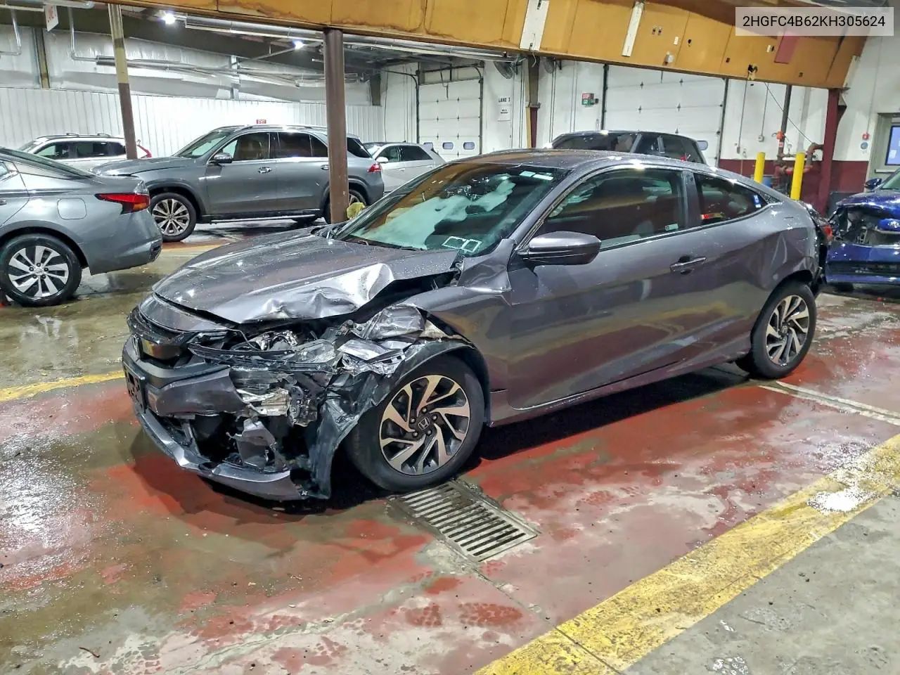 2HGFC4B62KH305624 2019 Honda Civic Lx