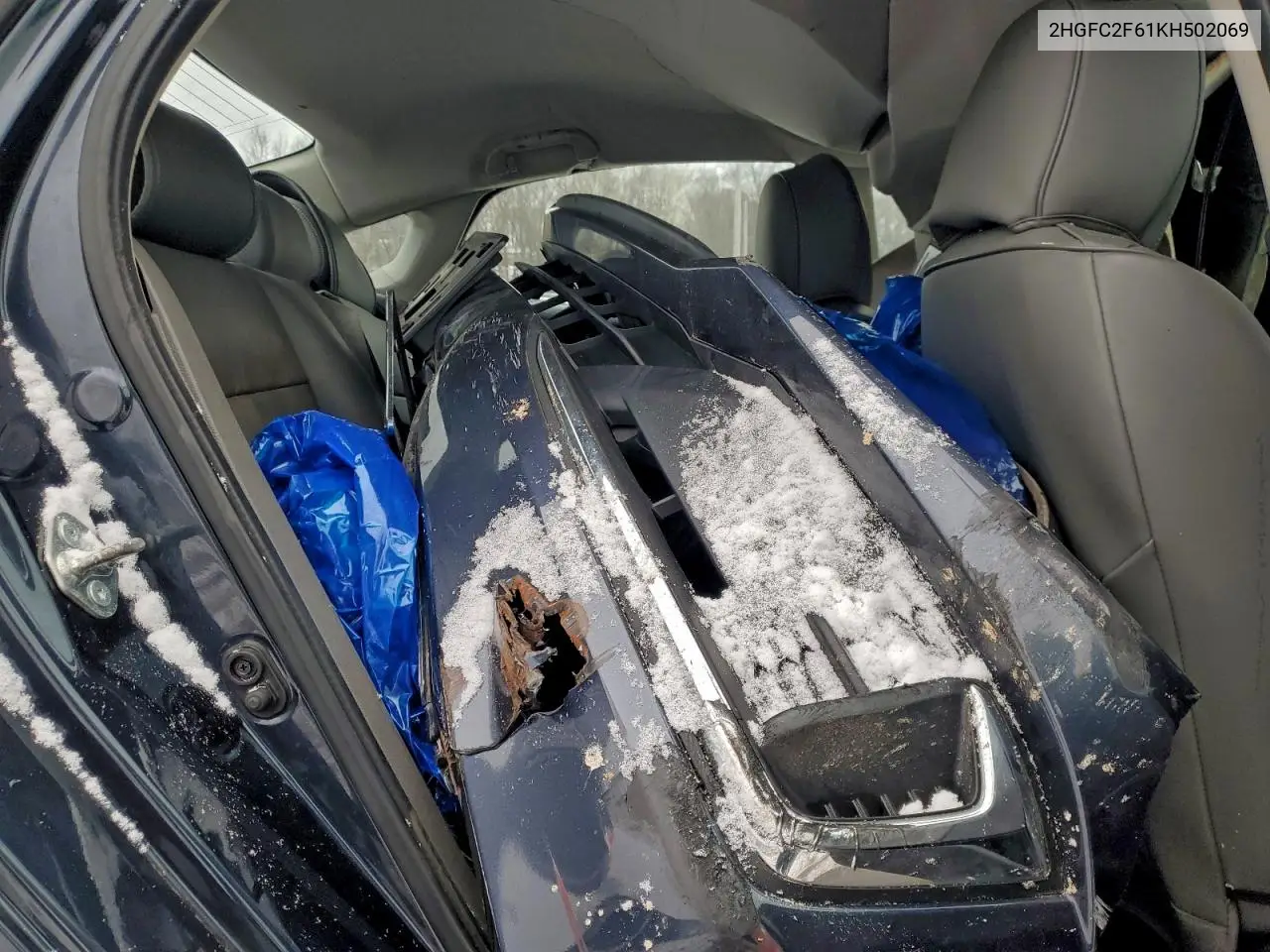 2HGFC2F61KH502069 2019 Honda Civic Lx