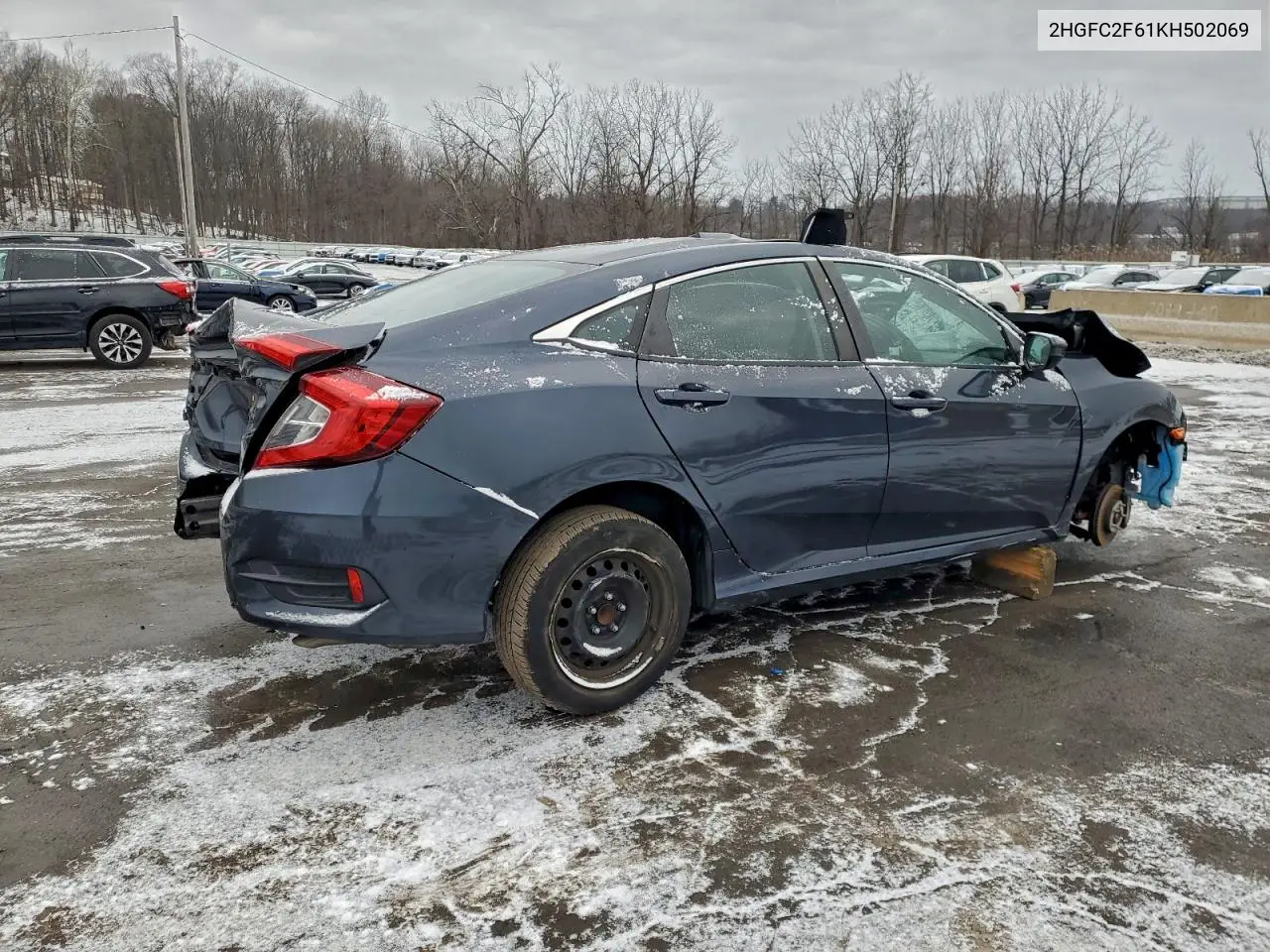 2HGFC2F61KH502069 2019 Honda Civic Lx