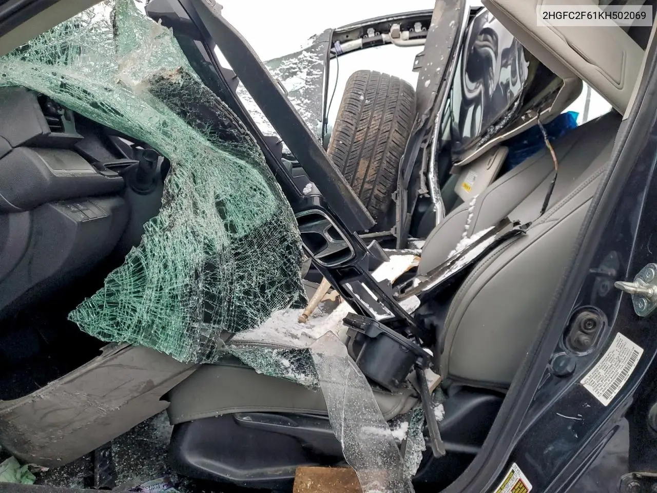2HGFC2F61KH502069 2019 Honda Civic Lx