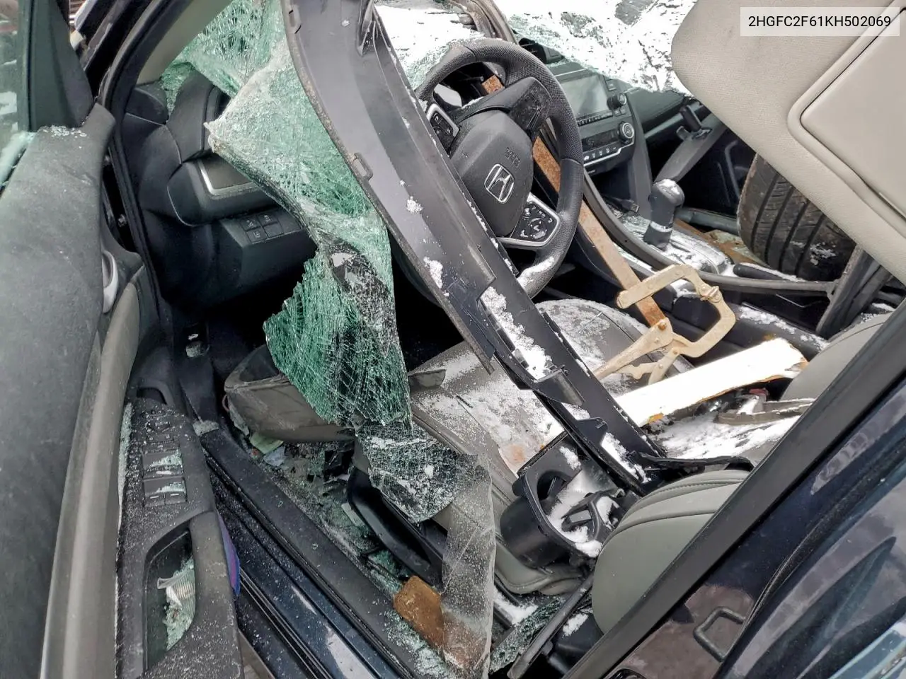 2HGFC2F61KH502069 2019 Honda Civic Lx
