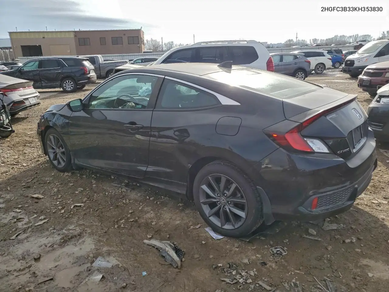 2HGFC3B33KH353830 2019 Honda Civic Ex