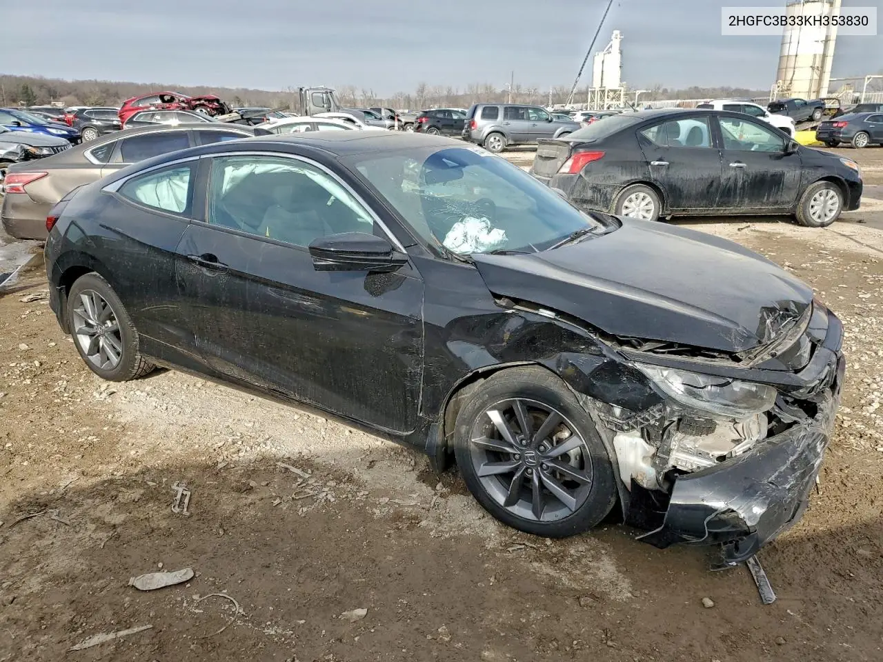2HGFC3B33KH353830 2019 Honda Civic Ex