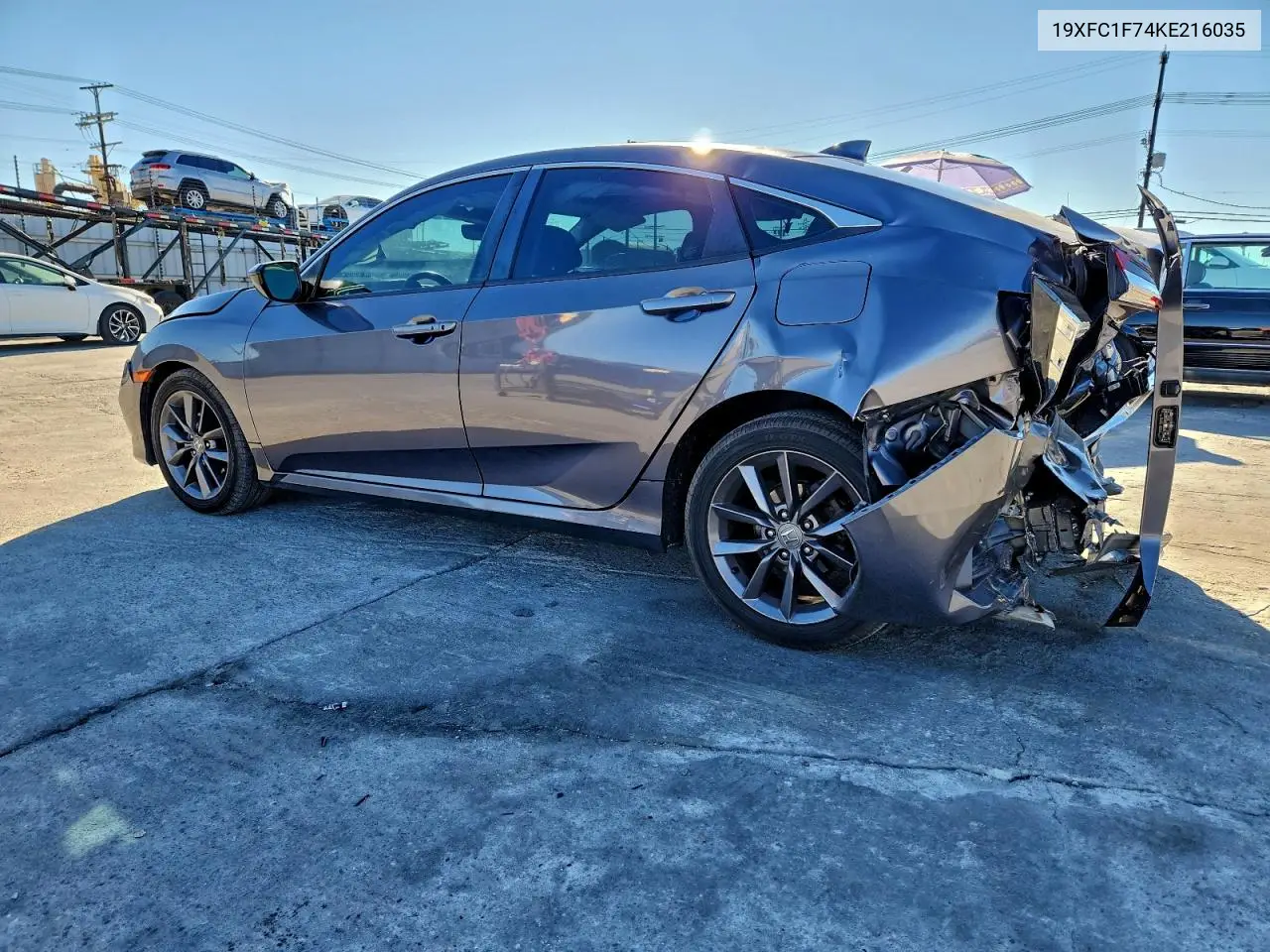 19XFC1F74KE216035 2019 Honda Civic Exl