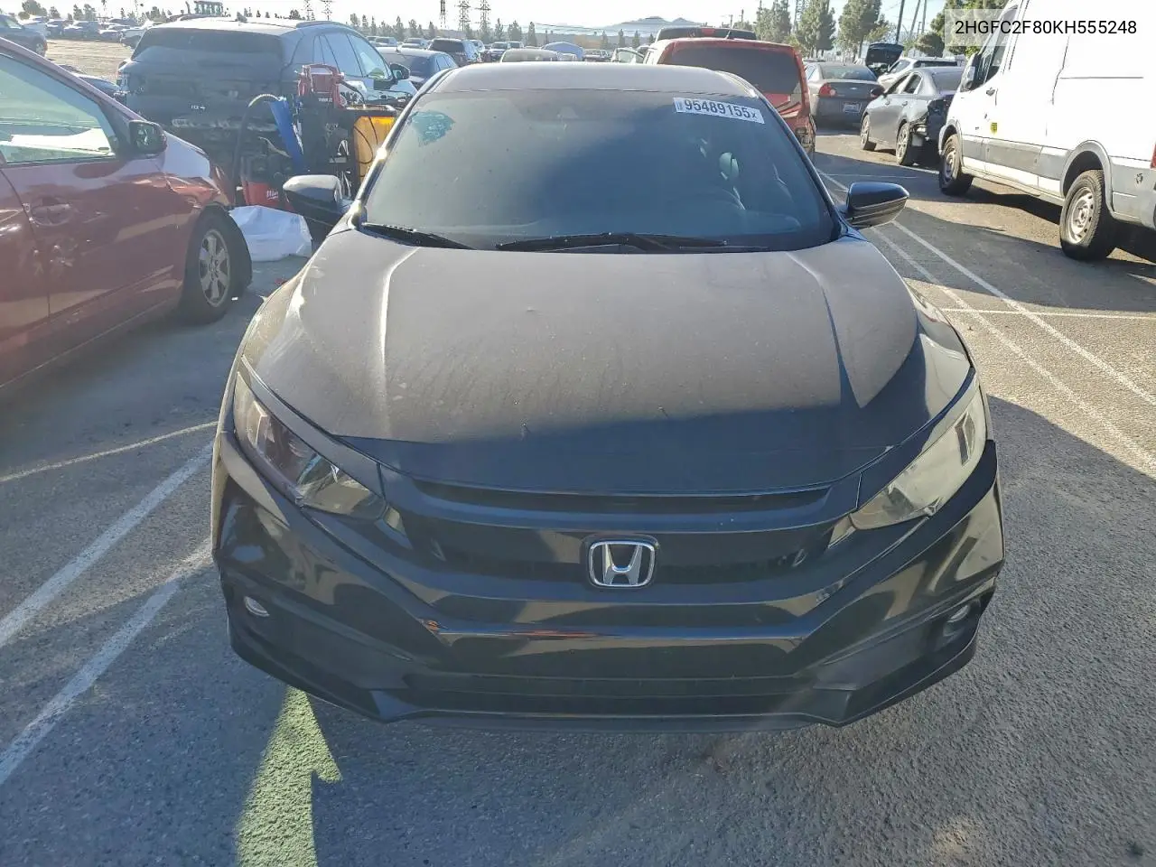 2HGFC2F80KH555248 2019 Honda Civic Sport