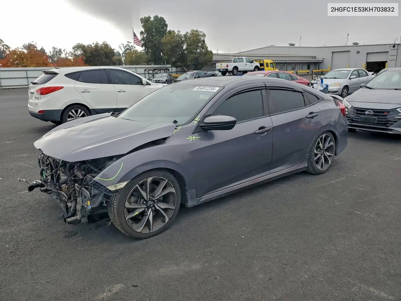 2HGFC1E53KH703832 2019 Honda Civic Si