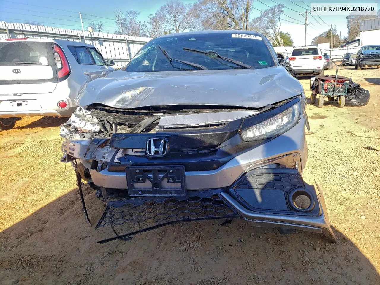 SHHFK7H94KU218770 2019 Honda Civic Sport Touring