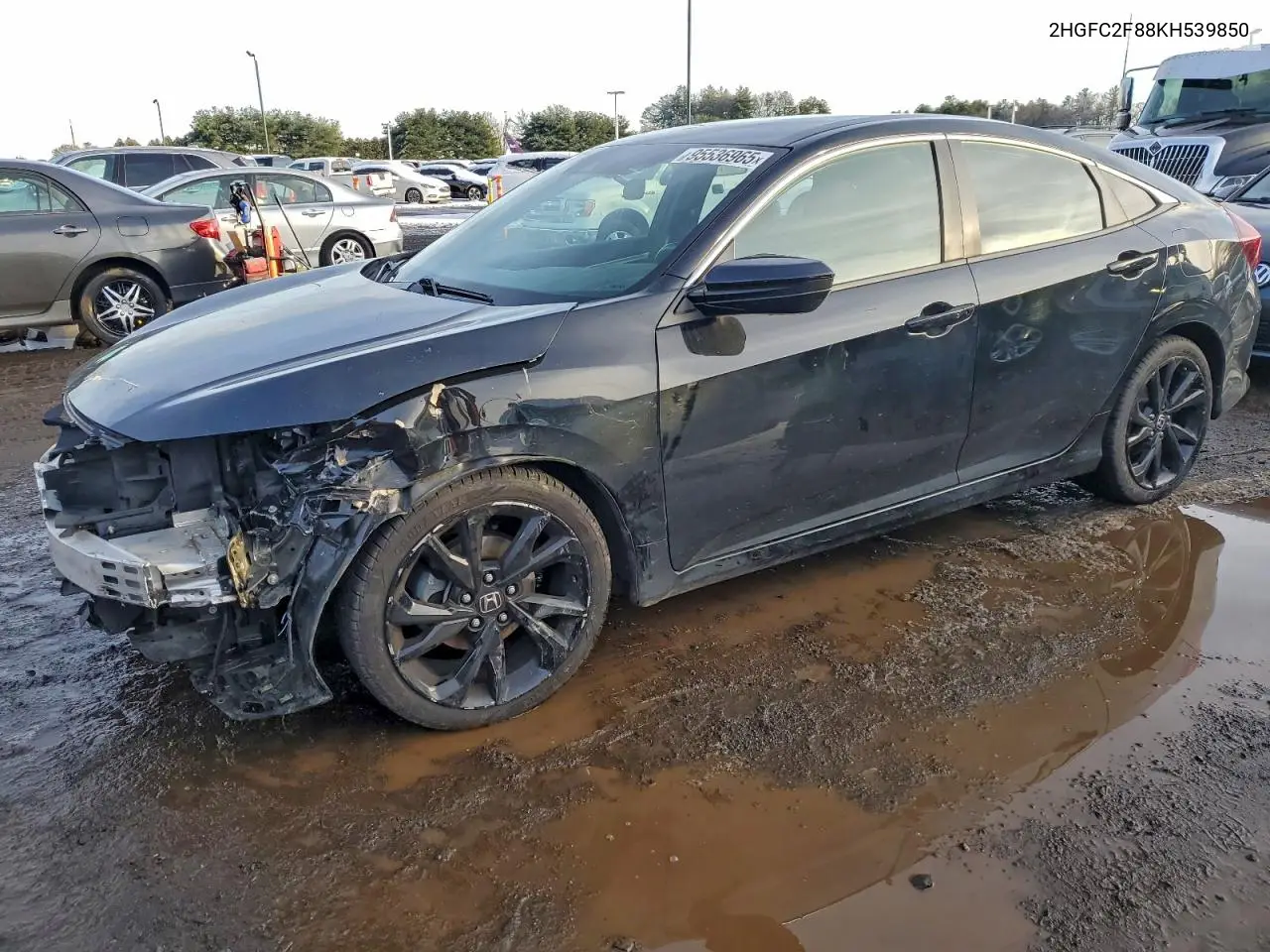 2HGFC2F88KH539850 2019 Honda Civic Sport