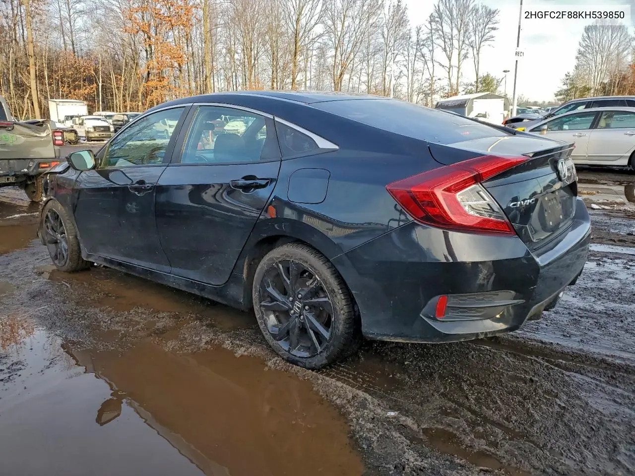2HGFC2F88KH539850 2019 Honda Civic Sport