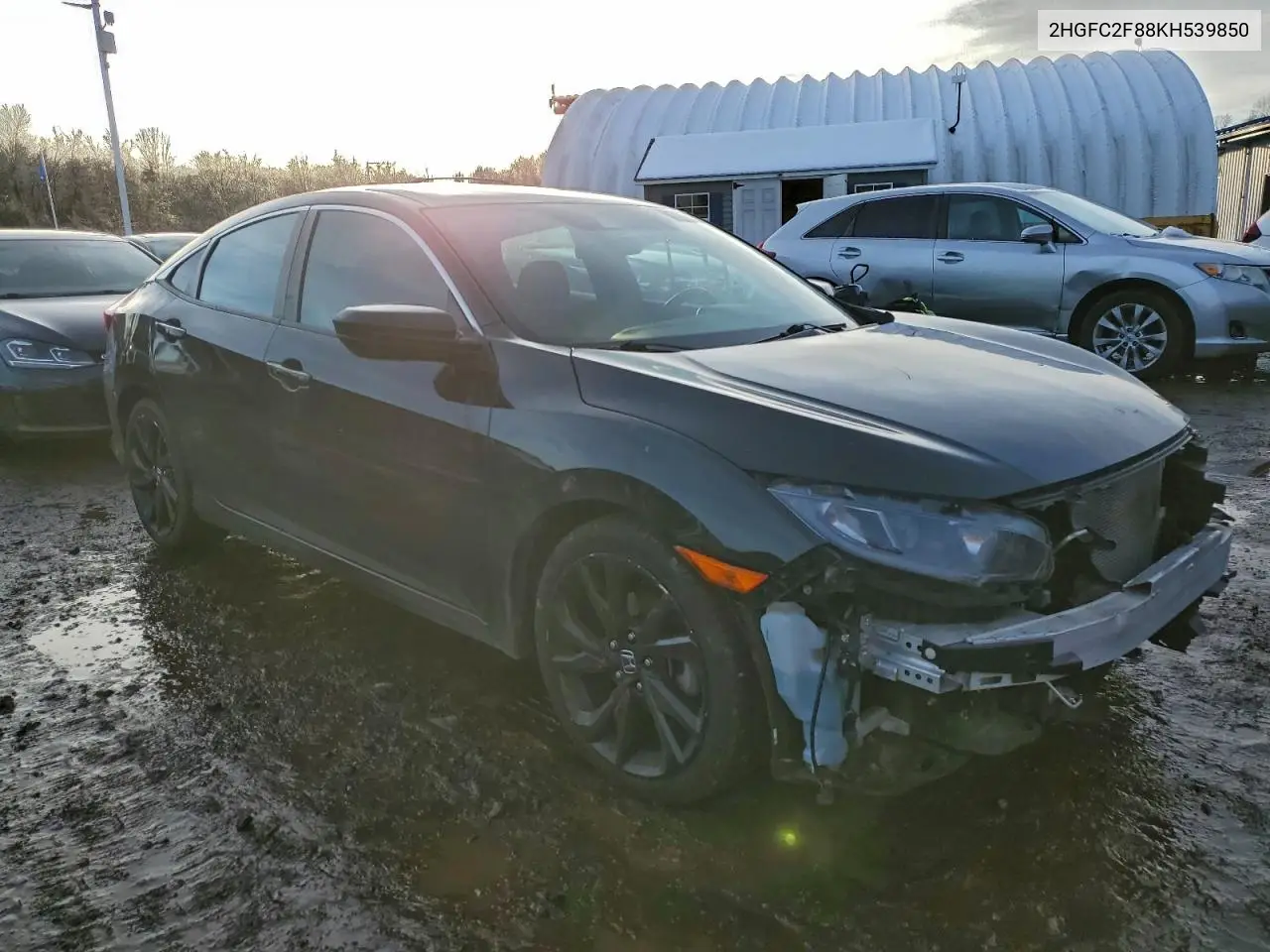 2HGFC2F88KH539850 2019 Honda Civic Sport
