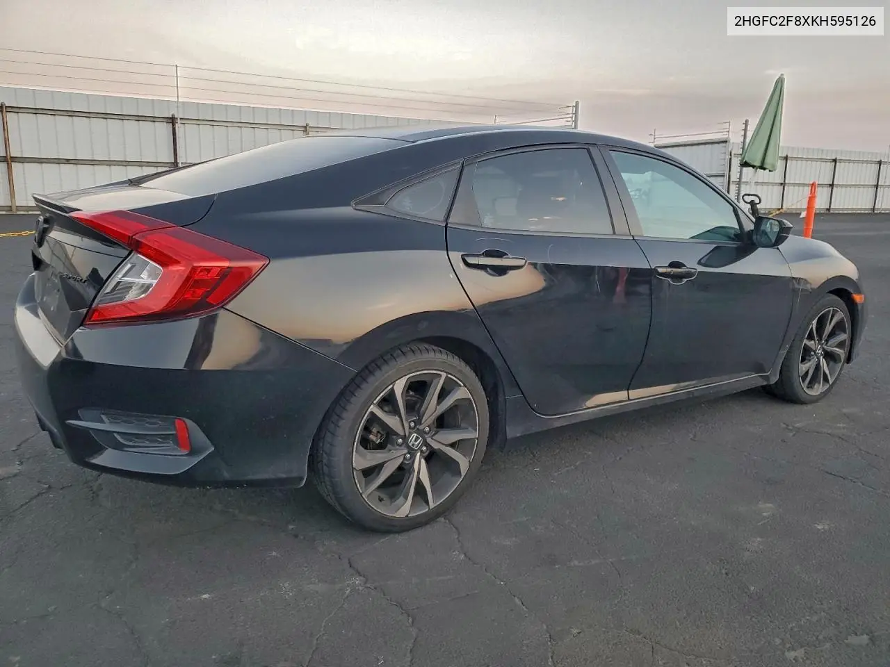 2HGFC2F8XKH595126 2019 Honda Civic Sport