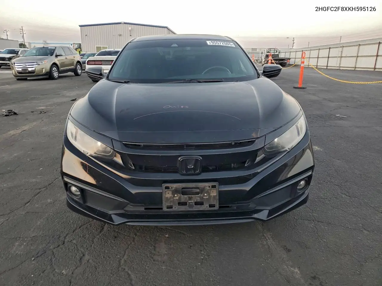2HGFC2F8XKH595126 2019 Honda Civic Sport