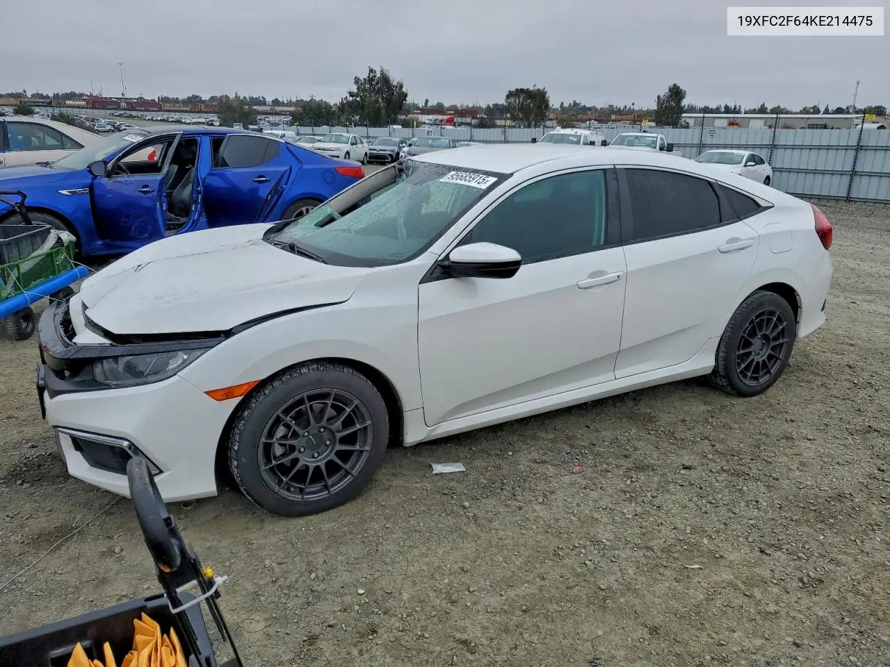 19XFC2F64KE214475 2019 Honda Civic Lx